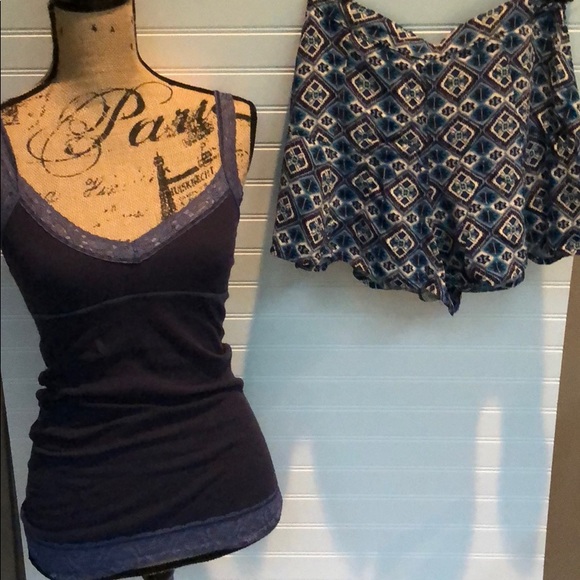 Hollister Tops - Navy blue tank top